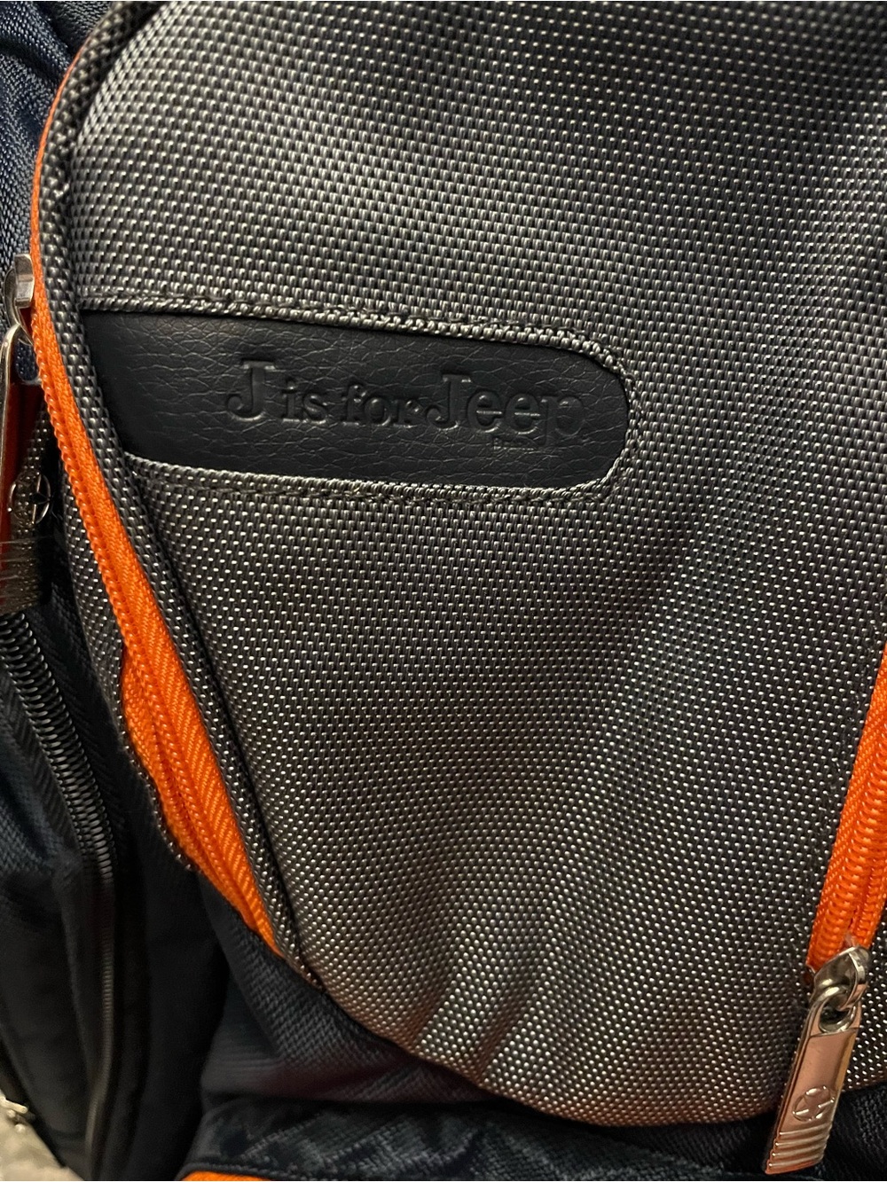 Jeep Blue & Gray Diaper Bag with Orange Accents - Picture 2 of 7
